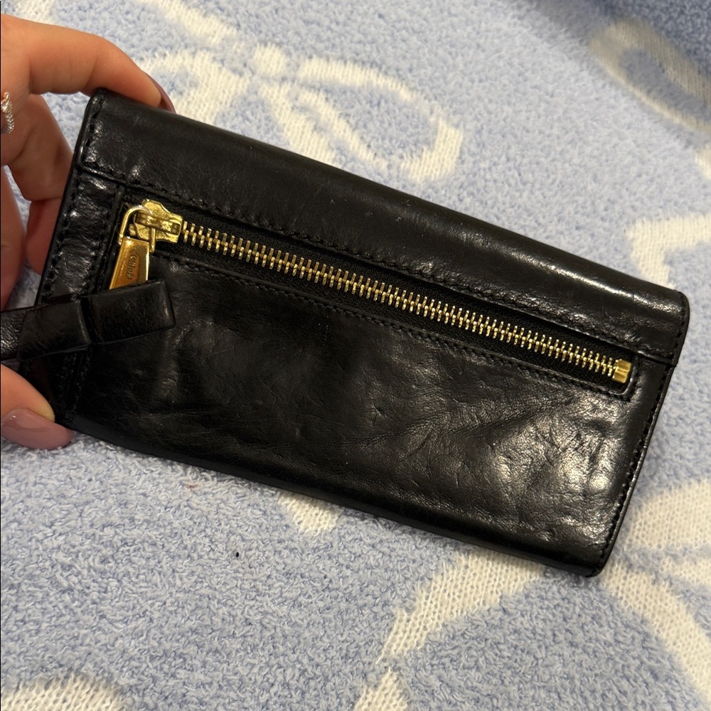 Chloé Black Leather Wallet - Picture 6 of 9